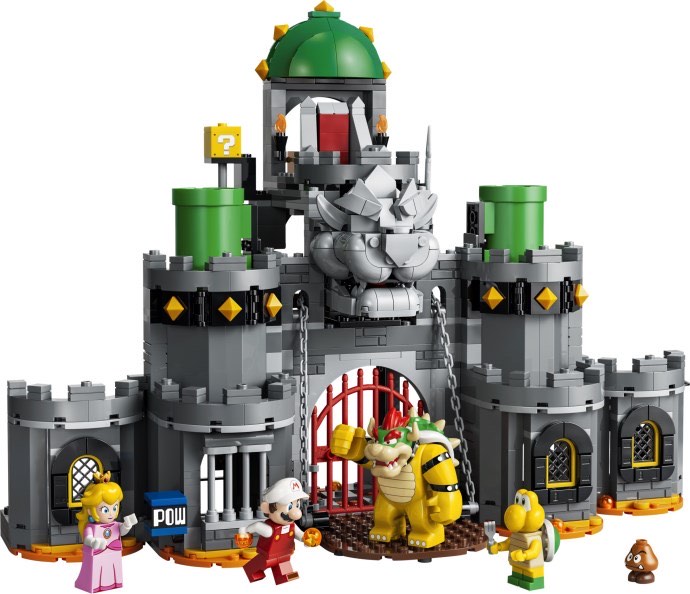 LEGO Super Mario 72060 Fire Mario & Bowser's Castle set