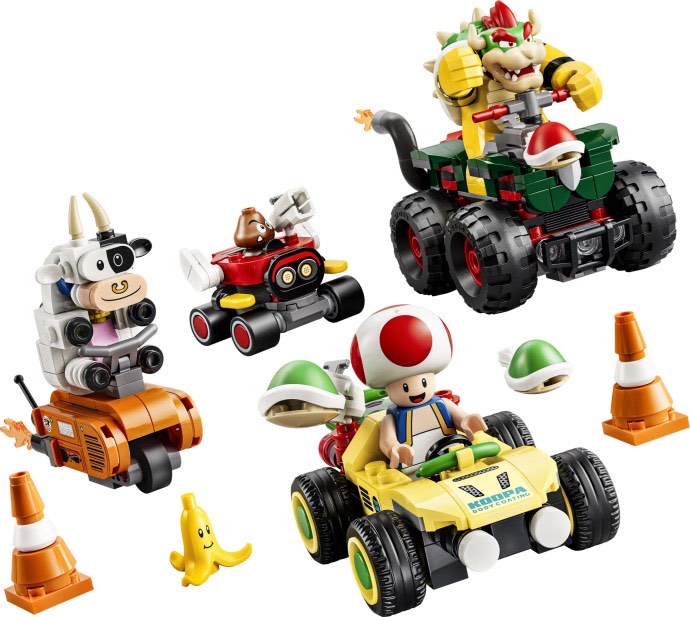 LEGO Super Mario 72058 Bowser's Rumbling Race set